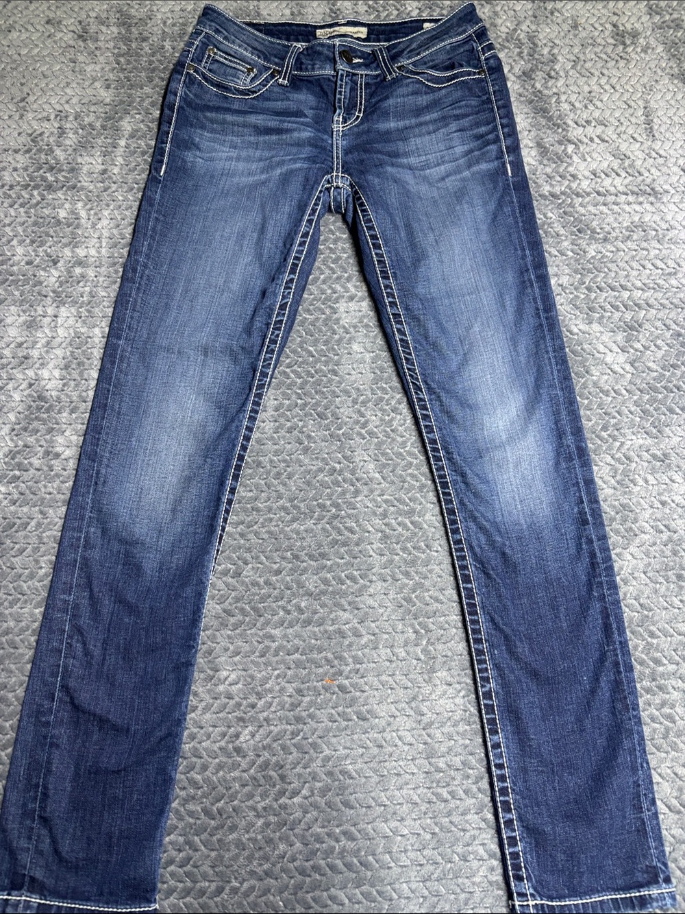 BKE Harper Women's Skinny Jeans - Dark Blue Wash